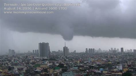 tornado in manila